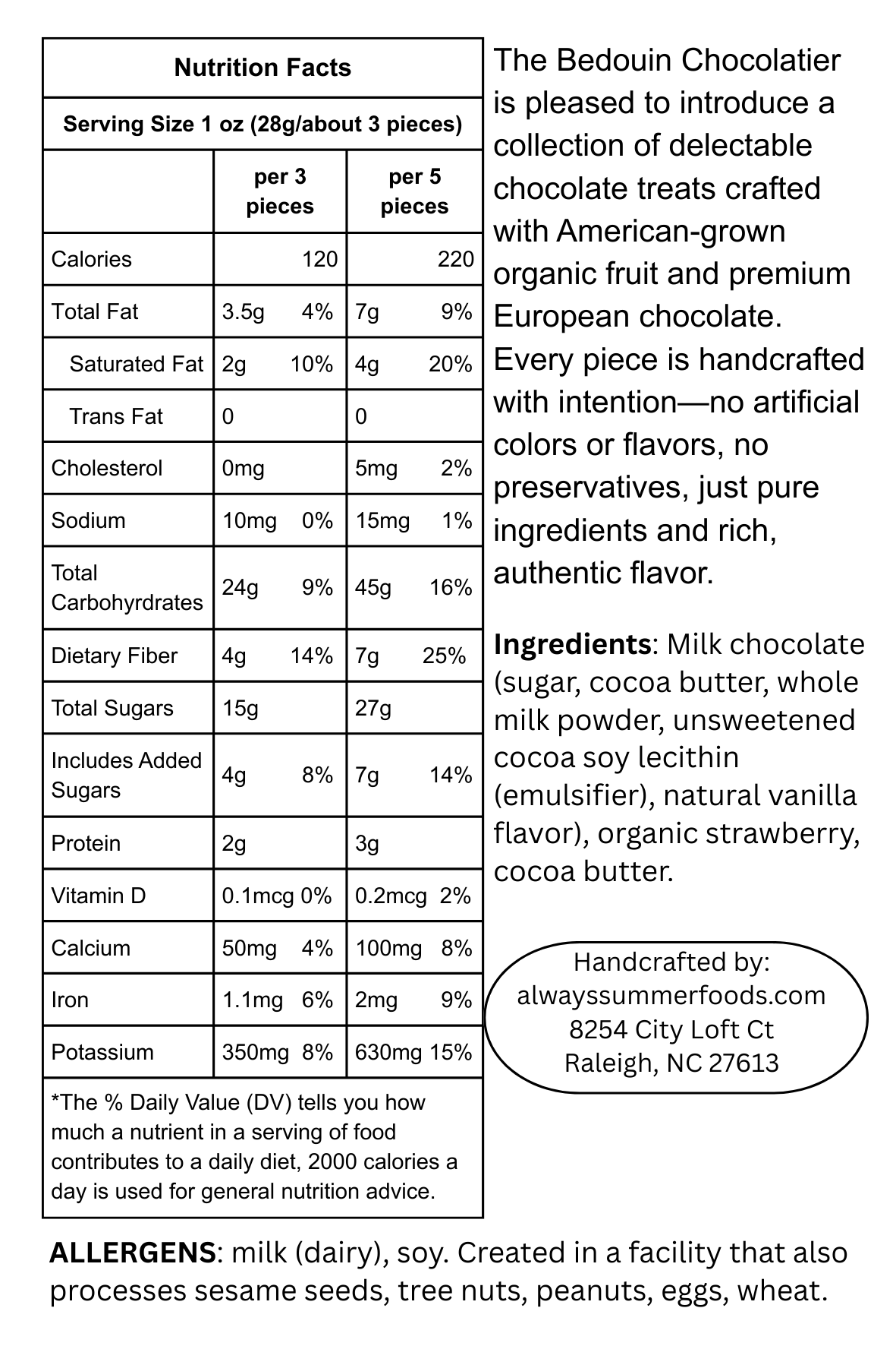 Milk Chocolate-Covered Freeze-Dried Organic Strawberries