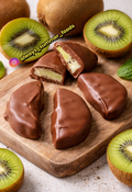 Milk Chocolate-Covered Freeze-Dried Organic Kiwi
