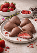 Milk Chocolate-Covered Freeze-Dried Organic Strawberries