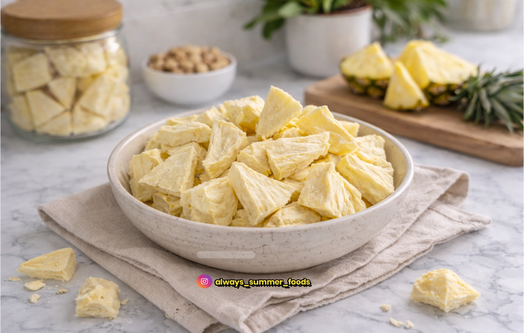 Organic Pineapple, Freeze-Dried