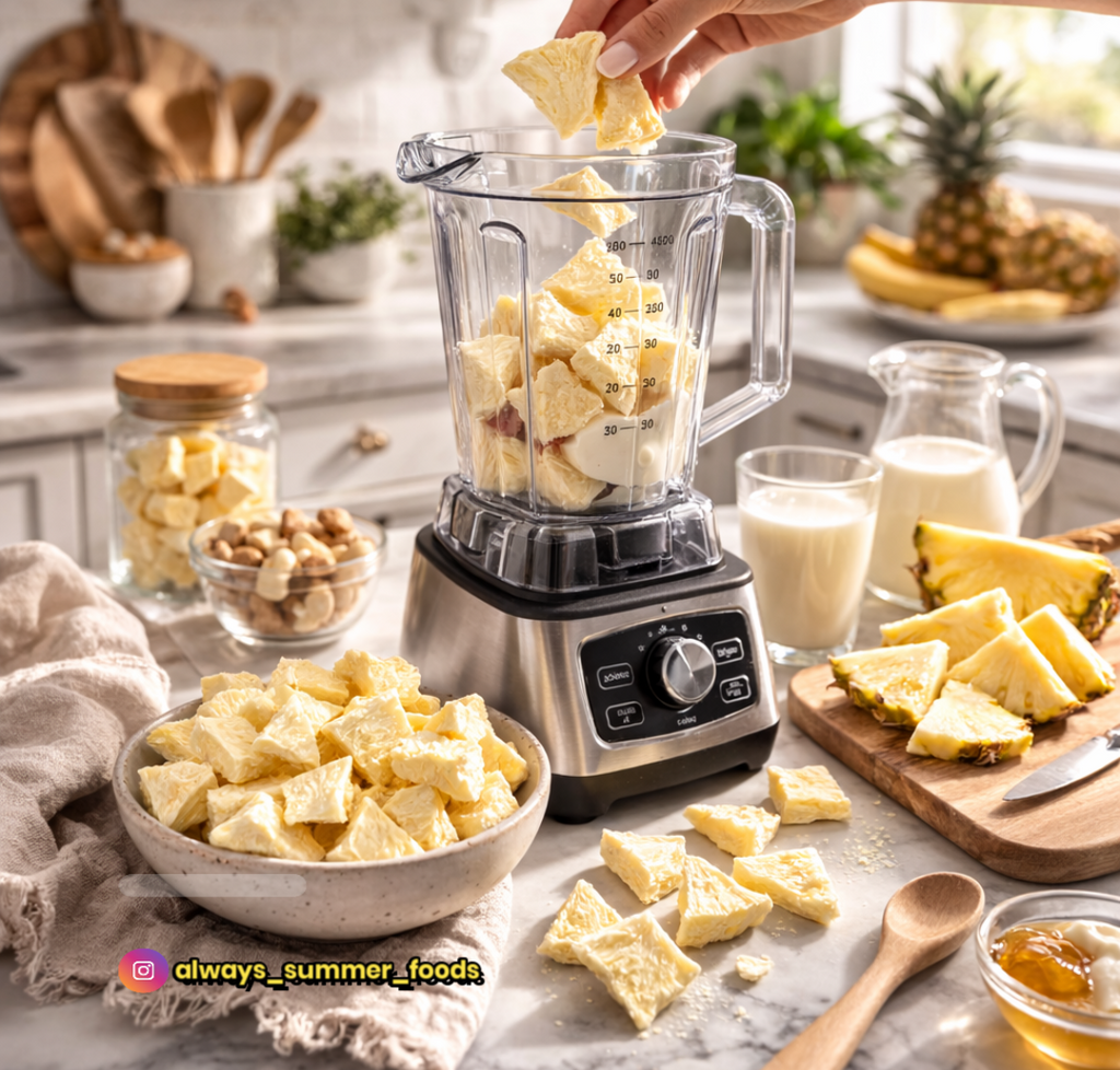 Organic Pineapple, Freeze-Dried