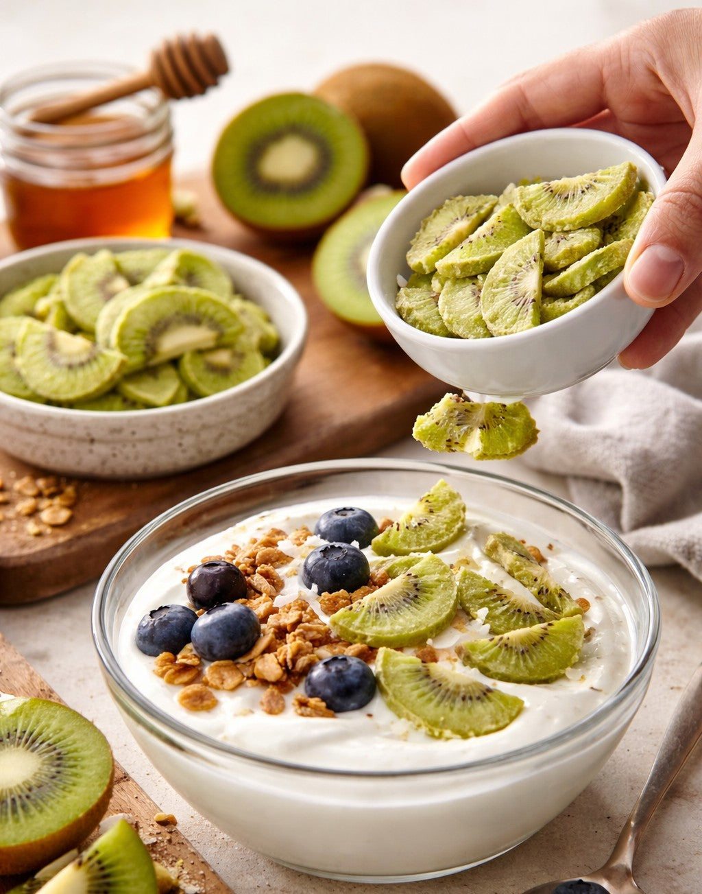 Organic Kiwi, Freeze-Dried